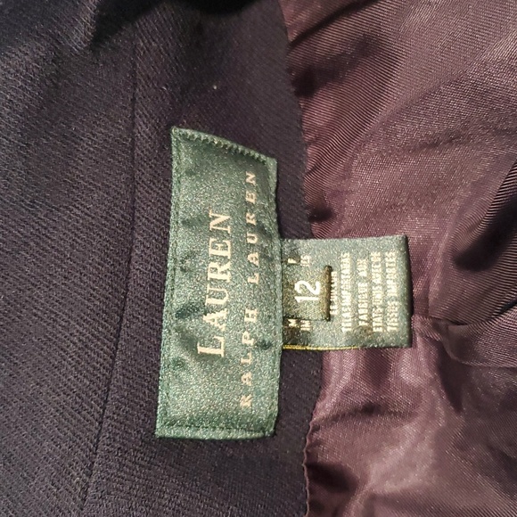Lauren Ralph Lauren Navy Jacket Women 12 - Picture 5 of 11